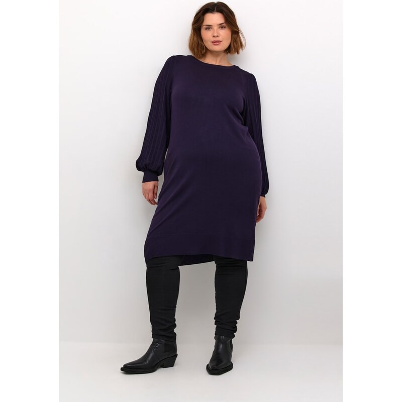 Šaty KAFFE curve Aubergine 2929394 115288501