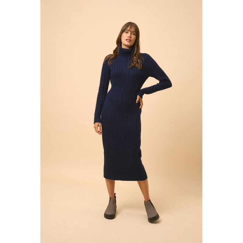 Šaty Just Cashmere Dunkelblau 8008001 115290203