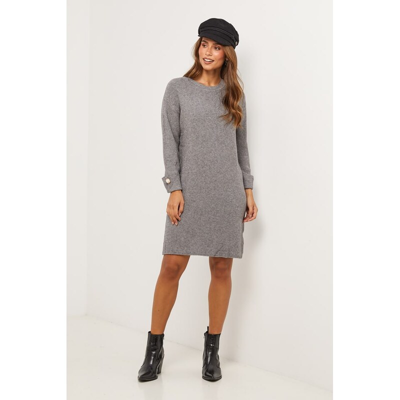 Šaty Soft Cashmere Grau 108629