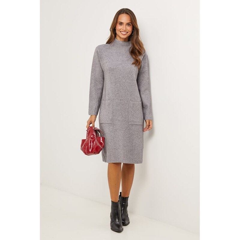 Šaty Soft Cashmere Grau 2596667 115292515