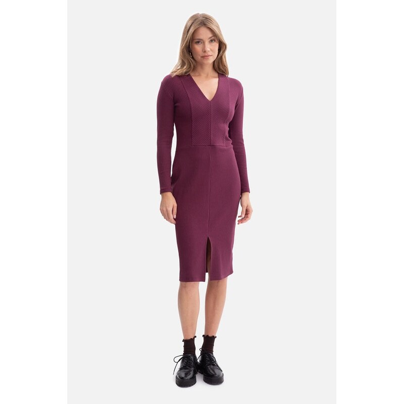 Šaty Be Wear Bordeaux 259060 115292813
