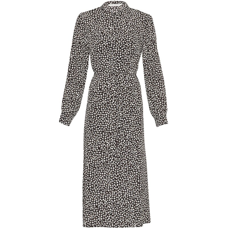 Šaty MOSS COPENHAGEN Schwarz/ Weiß 2440127 115350992