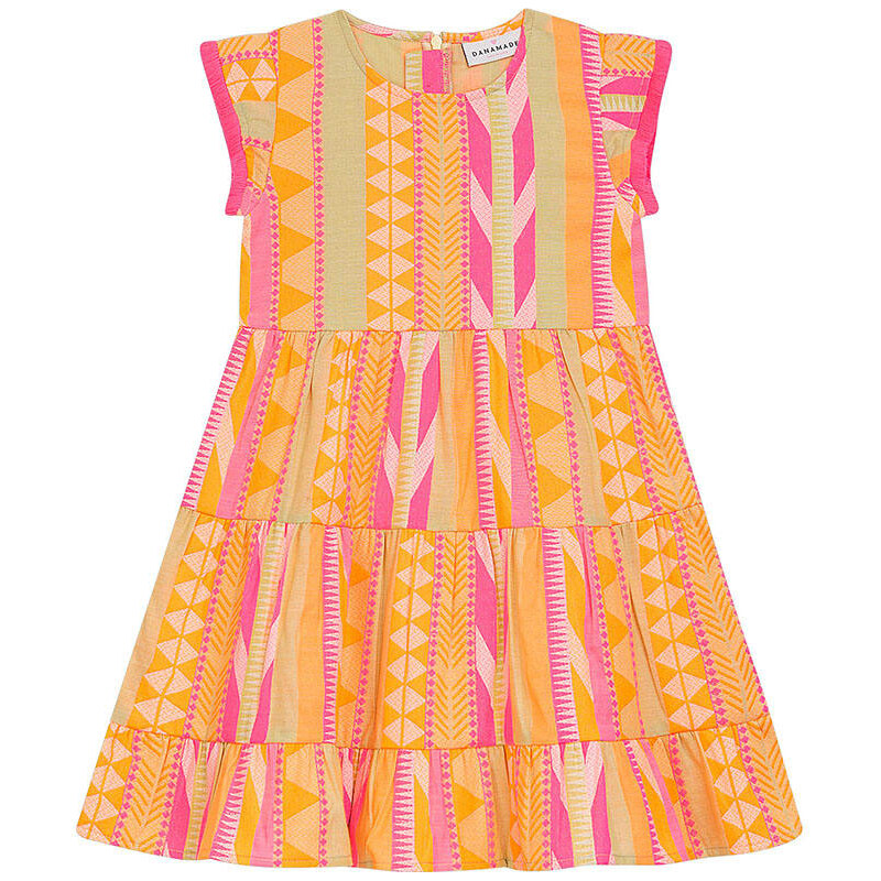 Šaty Danamade Orange/ Pink/ Gelb 3809180 115306415