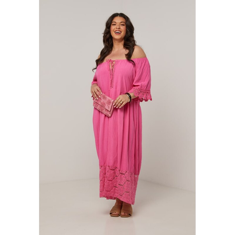 Šaty Curvy Lady Pink 7223821 115307096