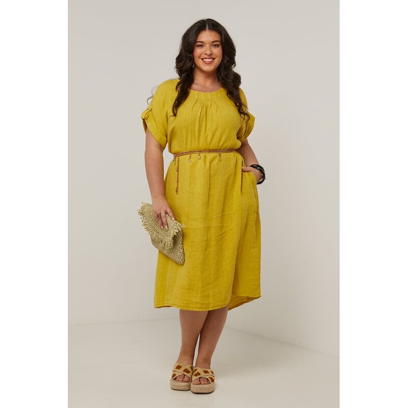 Šaty Curvy Lady Gelb 4384649 115307116