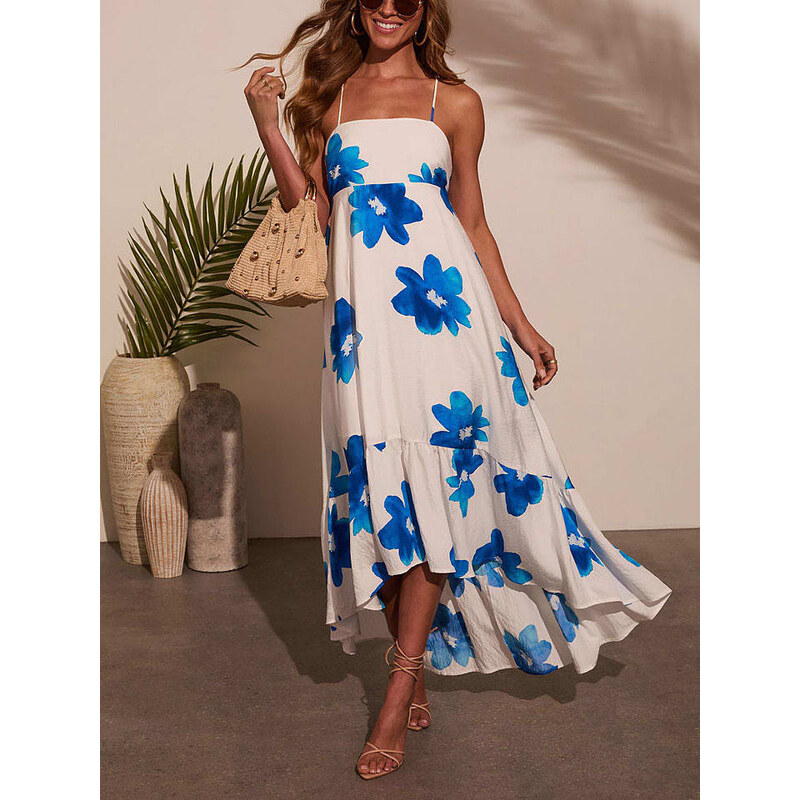 Šaty Milan Kiss Weiß/ Blau 7504358