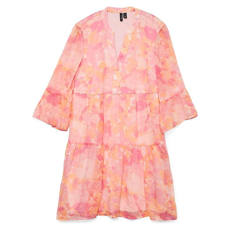 Šaty Vero Moda Rosa/ Orange 1841103 115351204