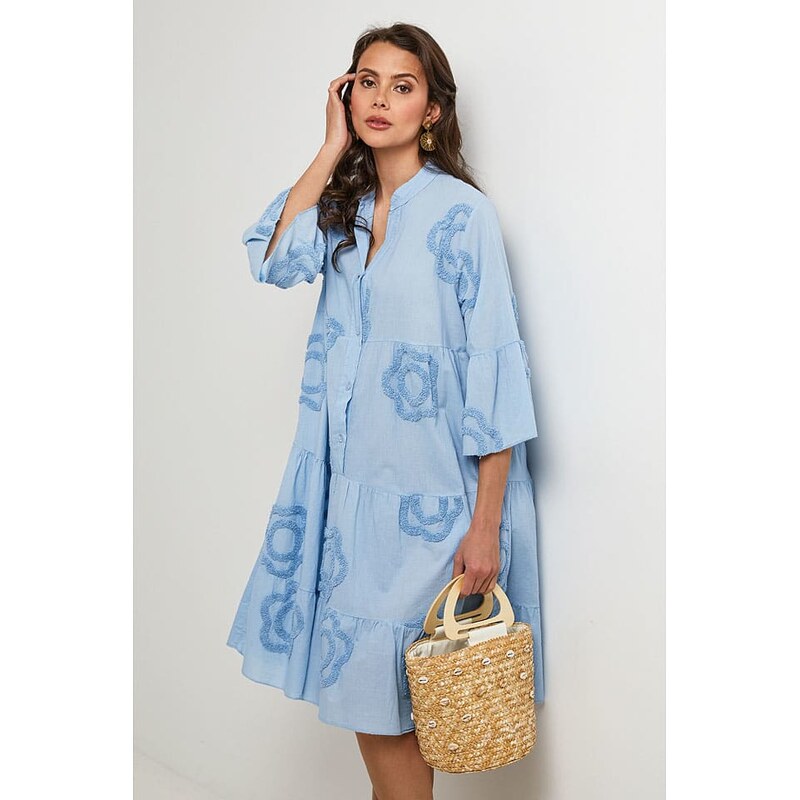Šaty Lin Passion Hellblau 1262993