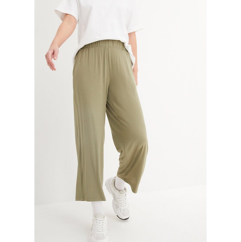 bonprix 7/8 kalhoty, High Waist (2 ks v balení) modrá Žena 114510889