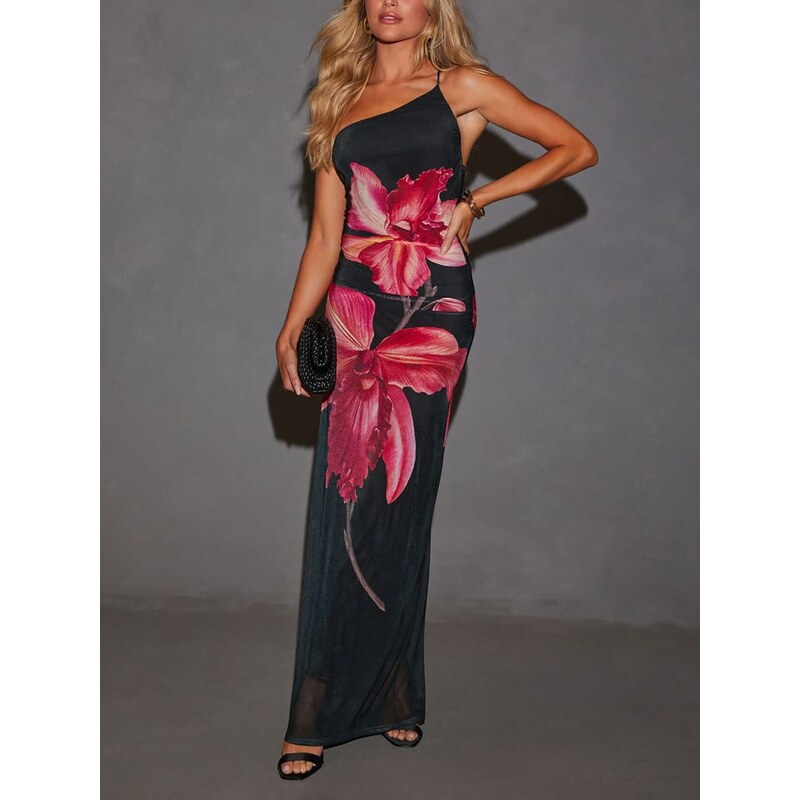 Šaty Milan Kiss Schwarz/ Pink 9929920