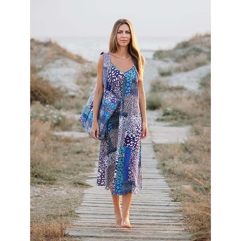 Šaty Isla Bonita by SIGRIS Blau/ Lila 591631 115436544