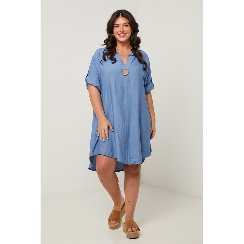 Šaty Curvy Lady Blau 5783387 115311868