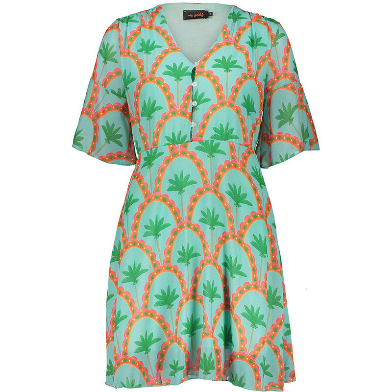 Šaty miss goodlife Grün/ Orange 8761726