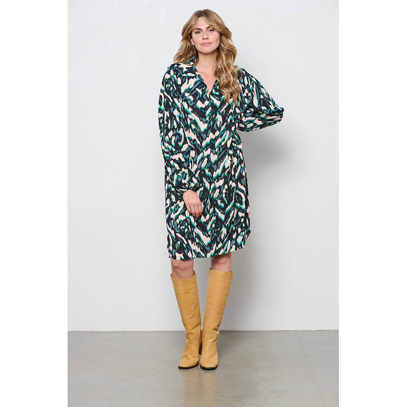 Šaty &Co Woman Schwarz/ Weiß/ Türkis 132092 115315323
