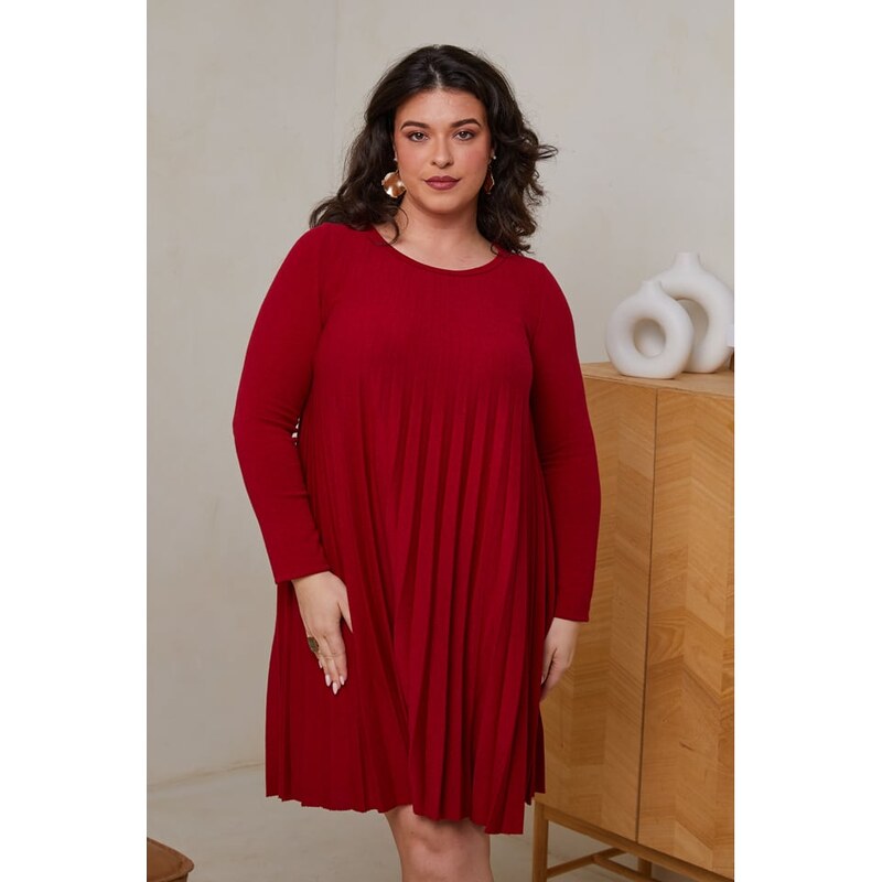 Šaty Curvy Lady Rot 5466737 115438163