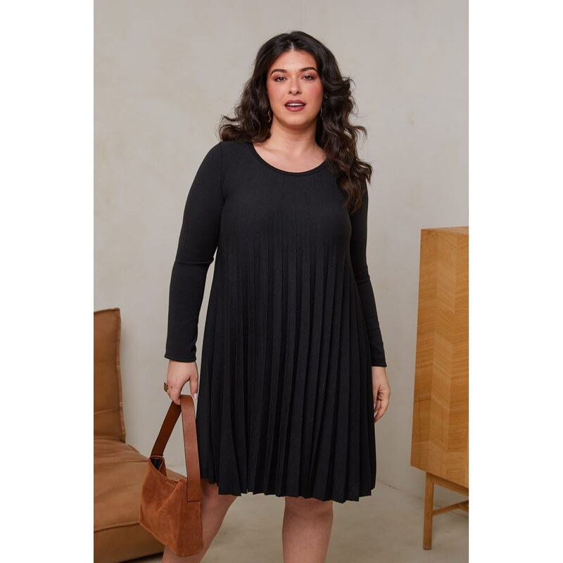 Šaty Curvy Lady Schwarz 8011883 115316958