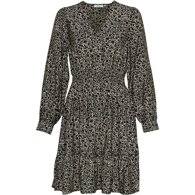 Šaty MOSS COPENHAGEN Beige/ Schwarz 4319151 115316997
