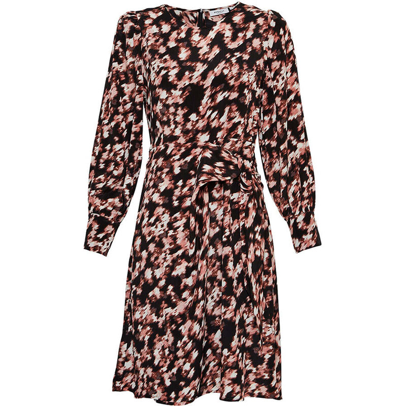 Šaty MOSS COPENHAGEN Schwarz/ Rosa 9549413 115317001