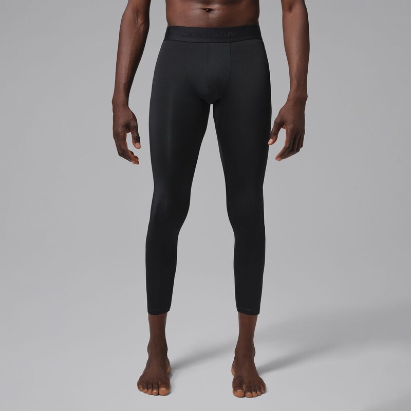 Jordan Sport Essentials Dri-FIT 3/4-Length Tights Black - Pánské - Kompresní legíny Jordan - Černé - IF0899-010