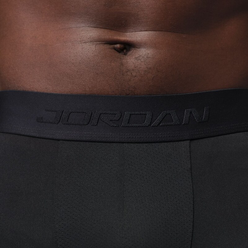 Jordan Sport Essentials Dri-FIT 3/4-Length Tights Black - Pánské - Kompresní legíny Jordan - Černé - IF0899-010