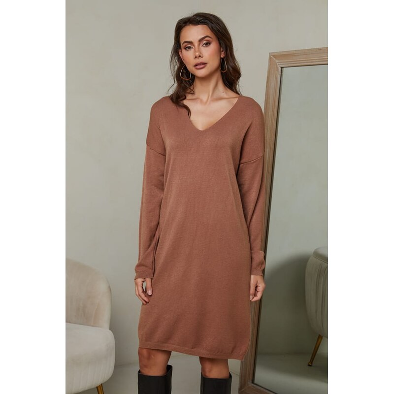 Šaty Joséfine Camel 489957