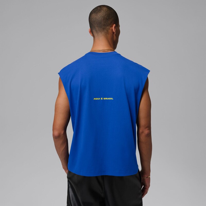 Jordan Sleeveless Graphic Tee Old Royal - Pánské - Triko Jordan - Modré - IF3906-417