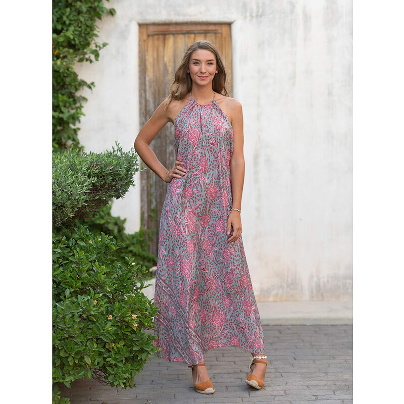Šaty Isla Bonita by SIGRIS Türkis/ Pink 686707 115438748