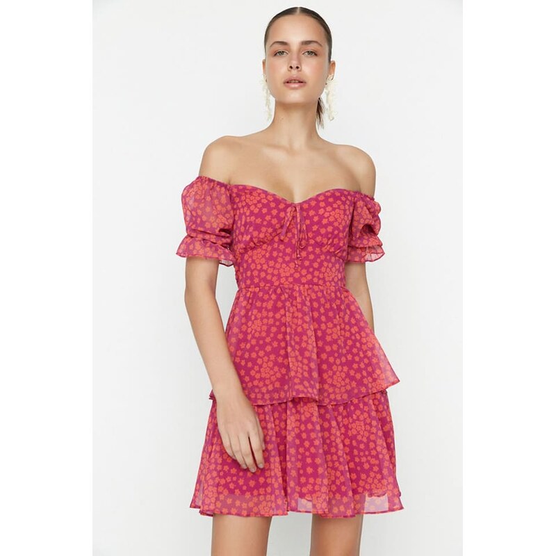 Šaty trendyol Pink/ Orange 2450170