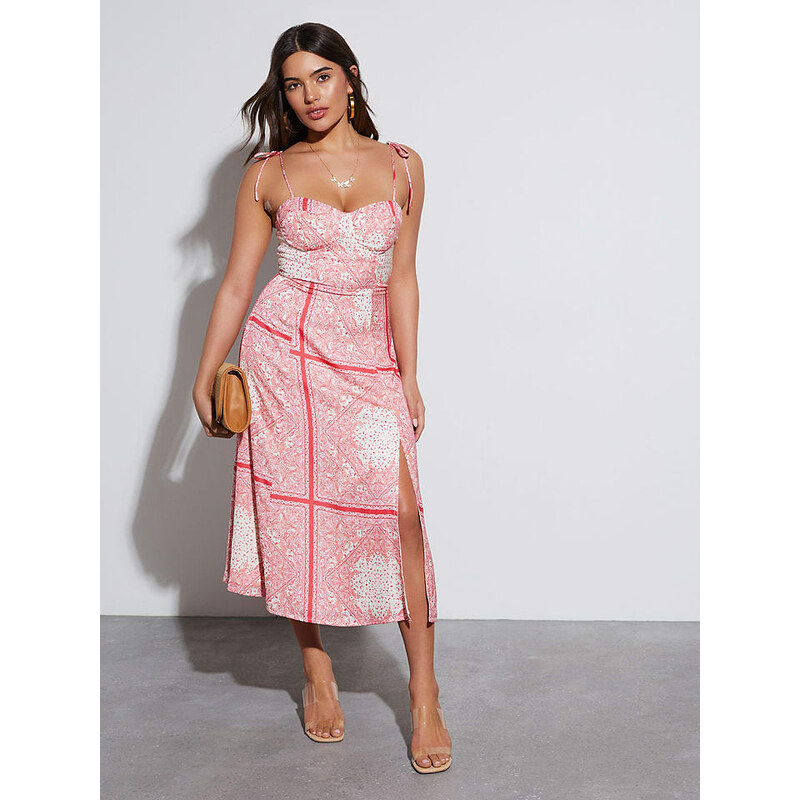 Šaty Milan Kiss Rosa/ Rot/ Creme 175721