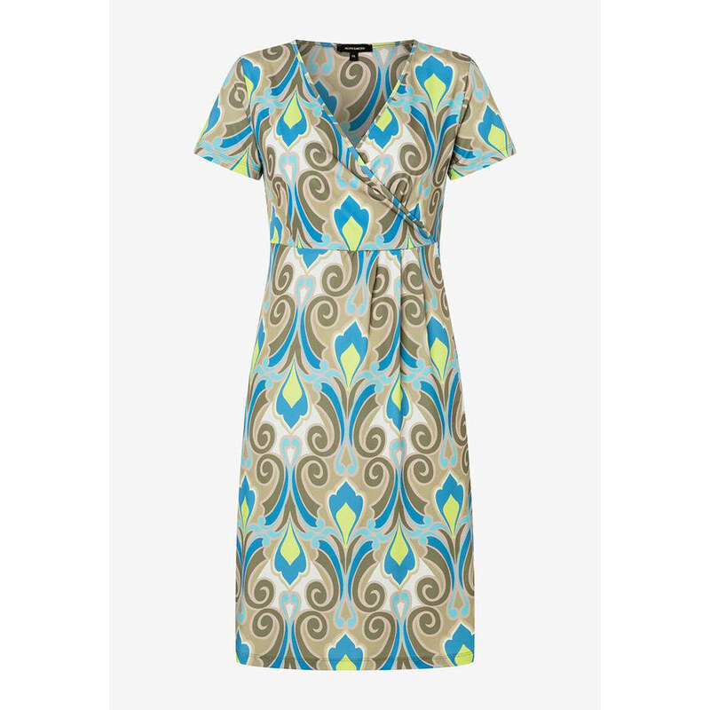 Šaty More & More Khaki/ Blau 7057682 115439309