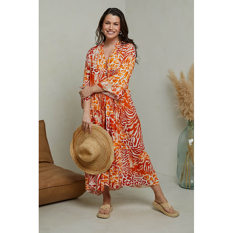 Šaty Curvy Lady Orange 326408 115351661