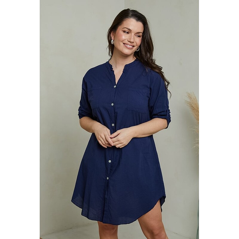 Šaty Curvy Lady Dunkelblau 7553763 115323290