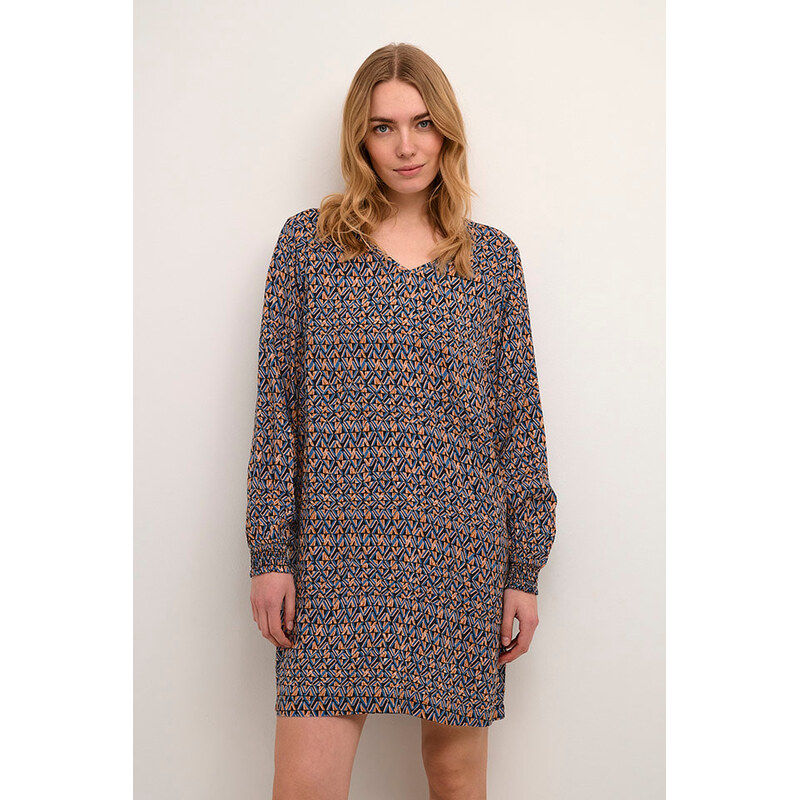 Šaty Cream Blau/ Orange 663154