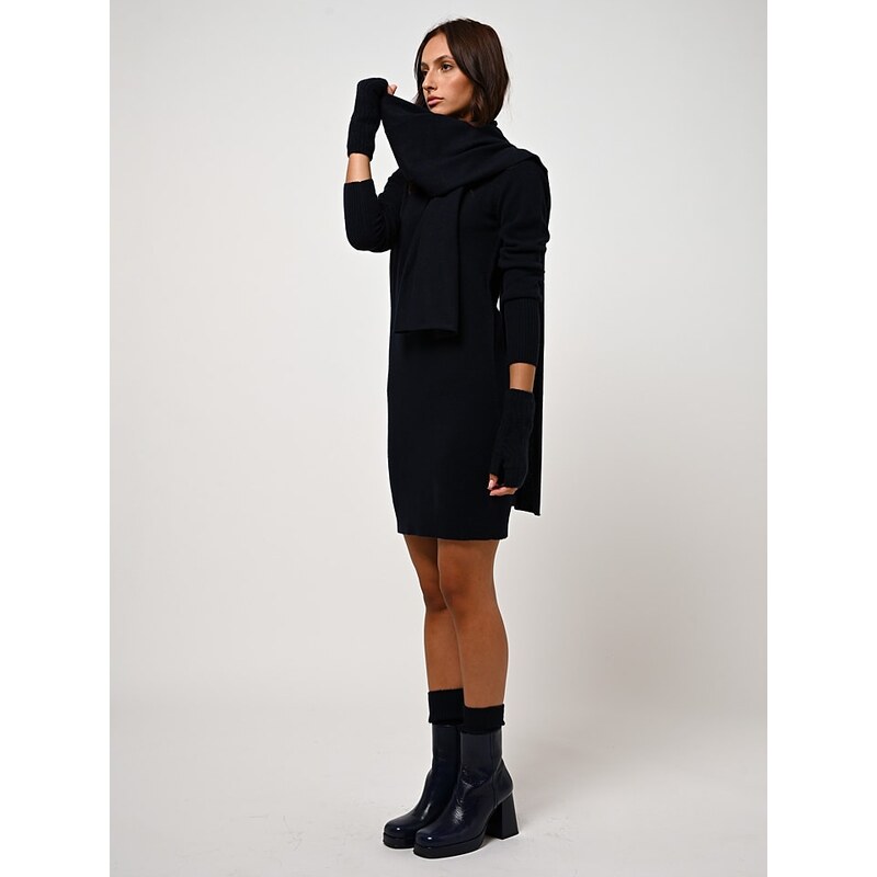 Šaty AUTHENTIC CASHMERE Dunkelblau 3077231 115323855