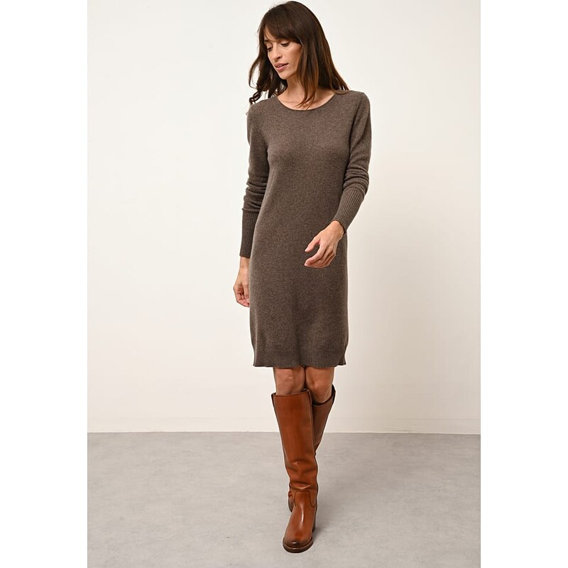 Šaty Just Cashmere Braun 6492061 115324047