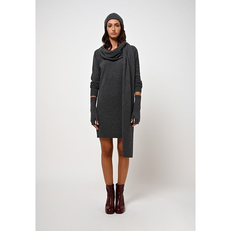 Šaty AUTHENTIC CASHMERE Anthrazit 9340310 115324282