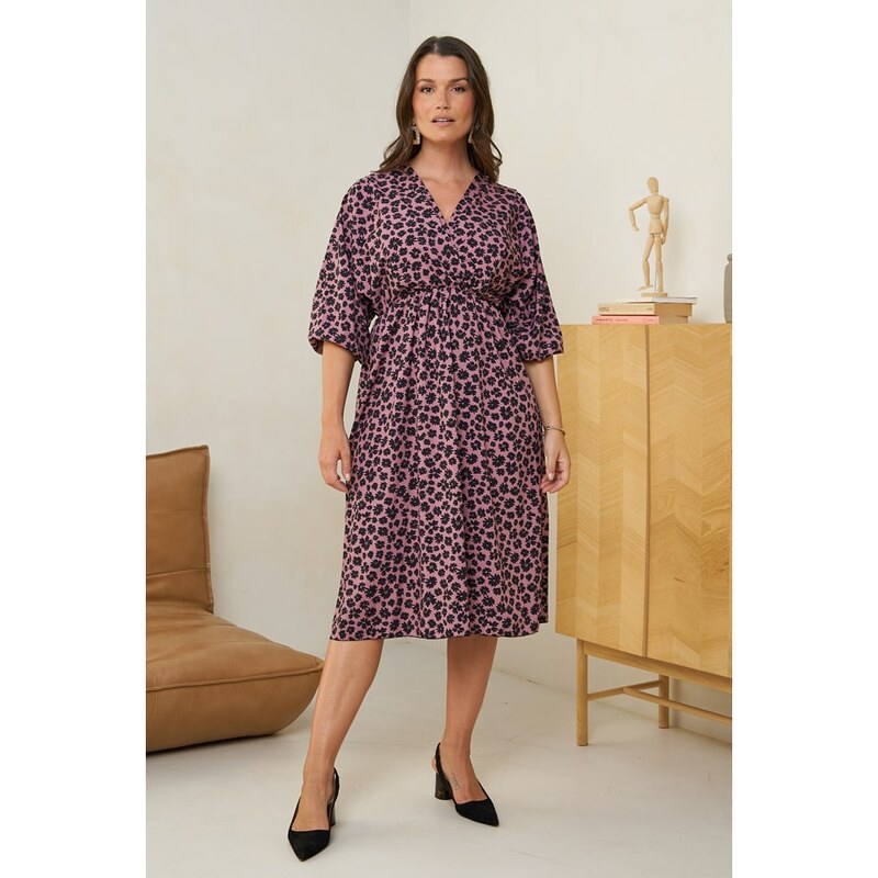 Šaty Curvy Lady Pink 5415682 115325040