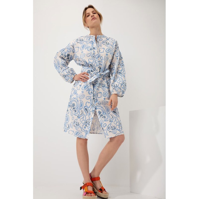 Šaty Josephine & Co Blau/ Weiß 7711537 115326048