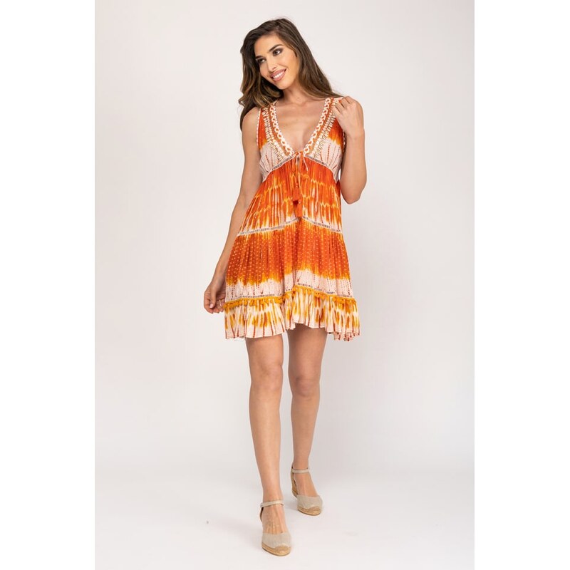 Šaty Peace & Love Orange 6845596 115326897