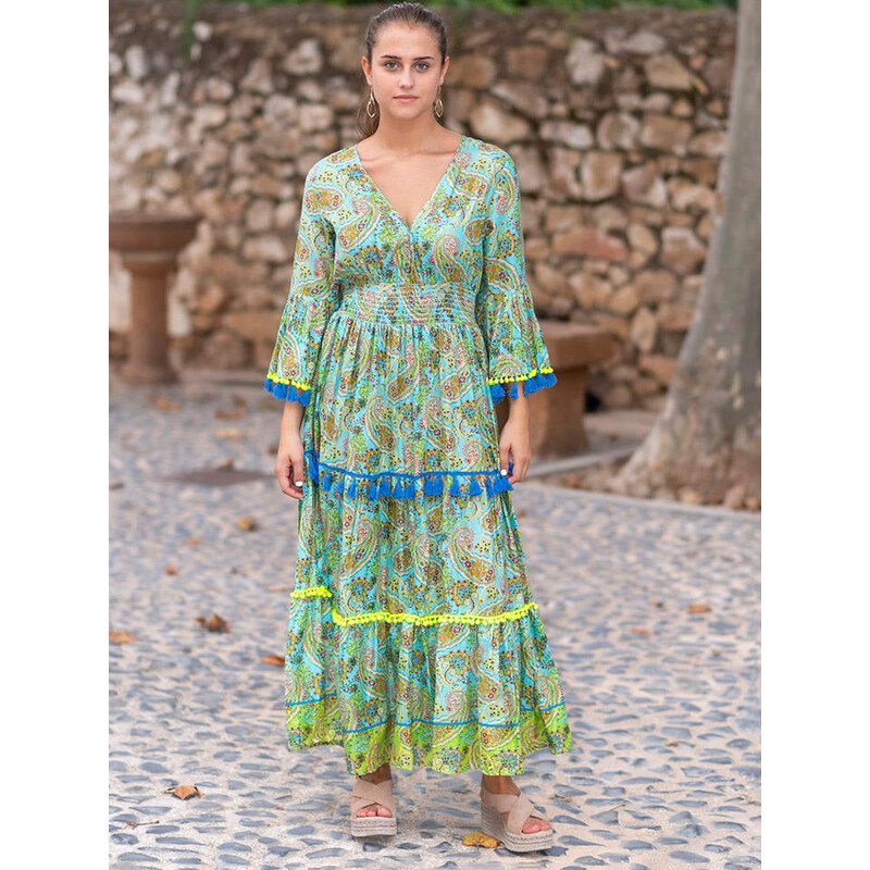 Šaty Isla Bonita by SIGRIS Grün/ Bunt 405897 115327018
