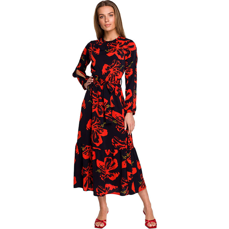Šaty Stylove Schwarz/ Bunt 1137843