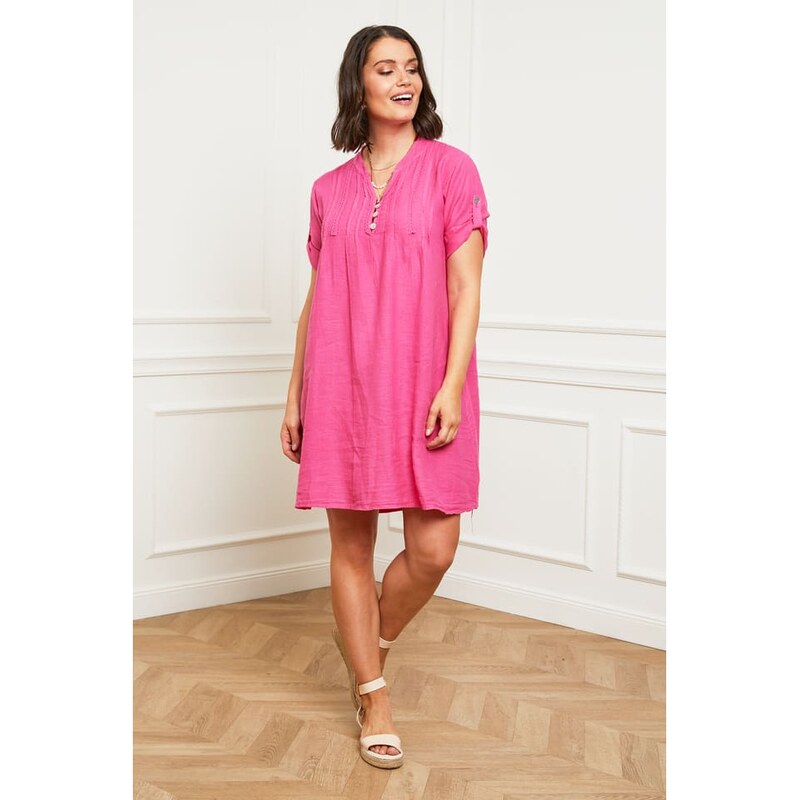 Šaty Curvy Lady Fuchsia 2394005 115329863