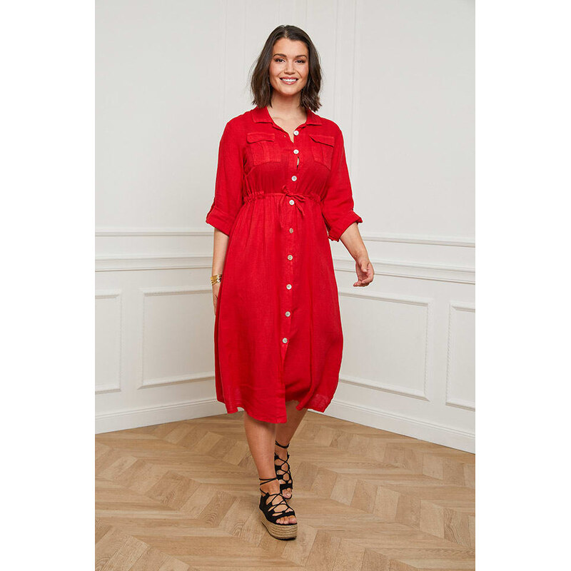 Šaty Curvy Lady Rot 2512397 115371355
