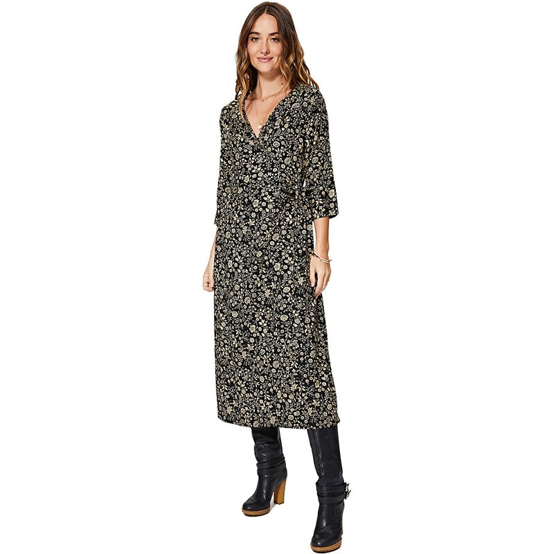 Šaty Aller Simplement Beige/ Schwarz 7047330 115575931