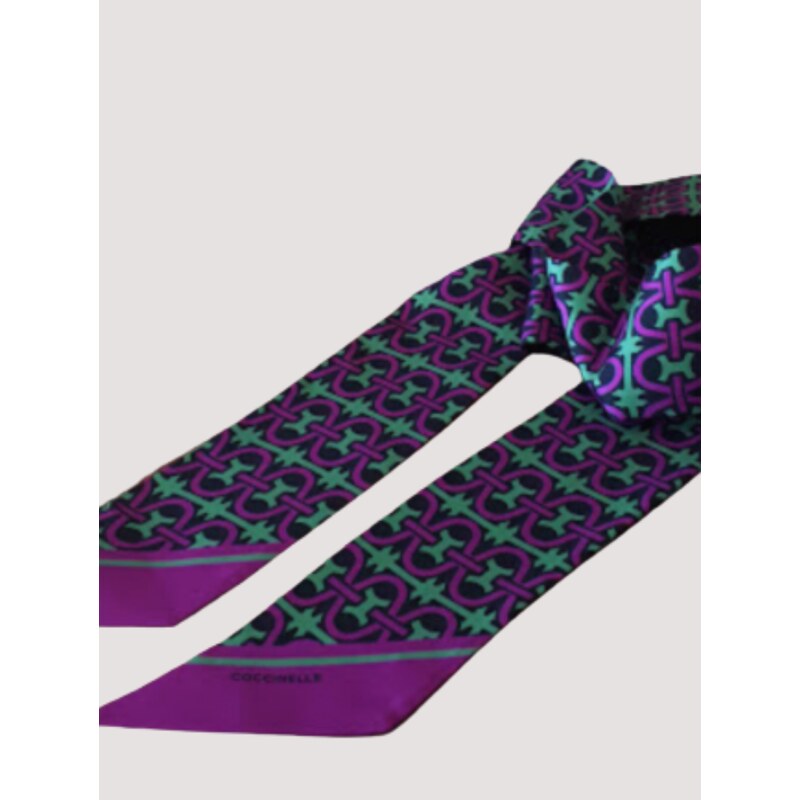ŠÁTEK COCCINELLE MONOGRAM bandeau multi dahlia 67717331