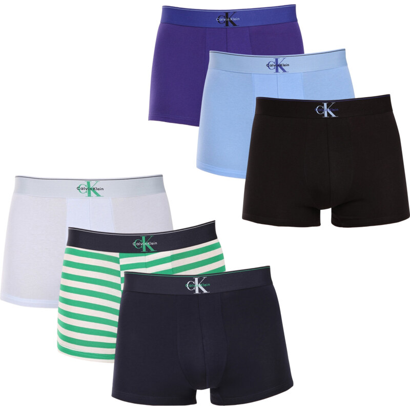 6PACK pánské boxerky Calvin Klein vícebarevné (NB4472-4SDTI8) 114513139