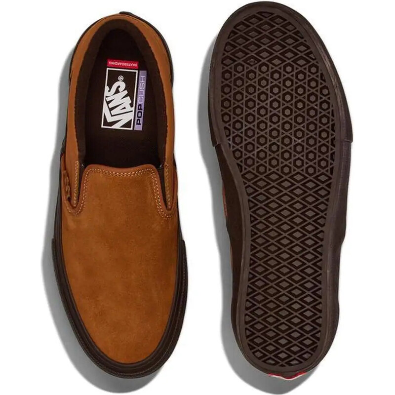 Boty Vans Skate Slip-On - Brown/Gum
