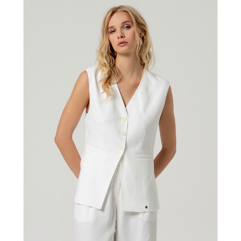Surkana 516HITE323 Dámská vesta 01 bílá