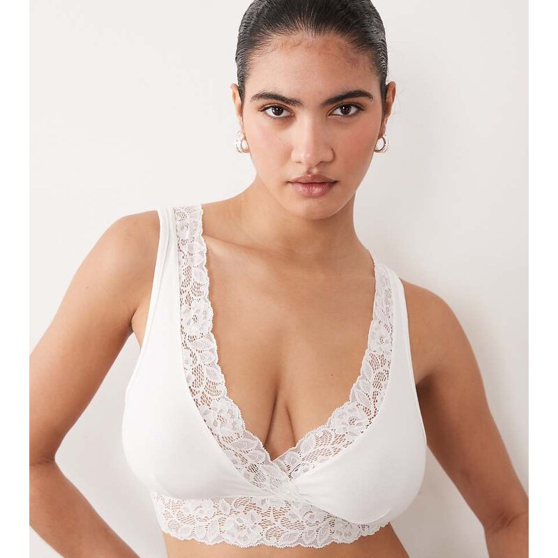 Mama.licious Mamalicious Maternity soft lace nursing bralette in