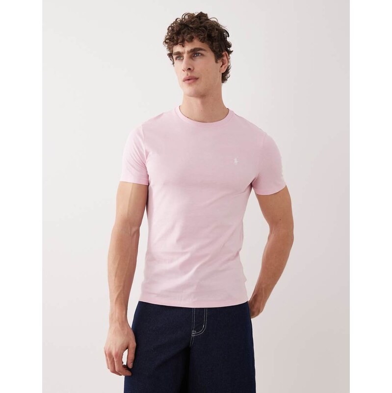 Polo Ralph Lauren icon logo t-shirt in pink